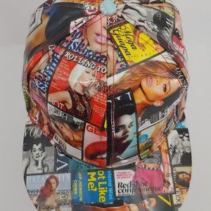 Snapback Magazine Art Cover Vinyl Baseball Hat